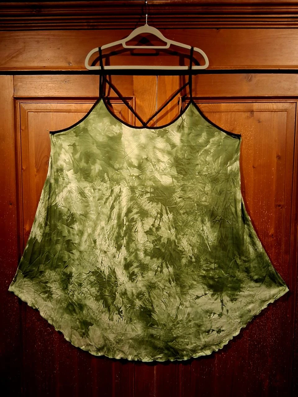jurkje tie dye groen 48-50